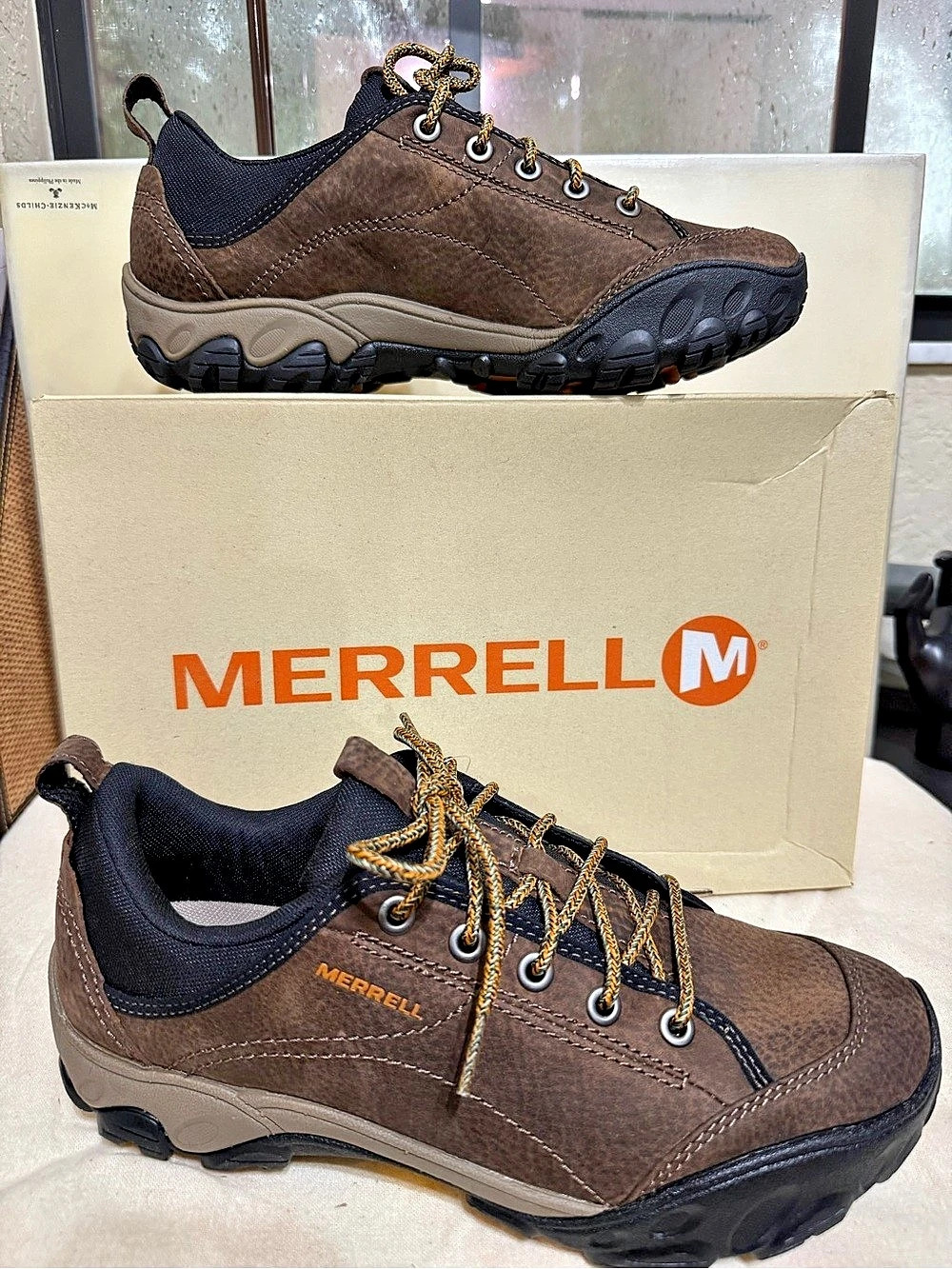 Merrell men’s shoes Mountain Diggs Brown Athletic Shoes